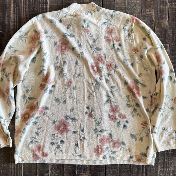 Alfred Dunner Mock Neck Floral Sweater Size 2X - Picture 3 of 5